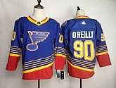 Blues 90 Ryan O'Reilly Blue Adidas Jersey,baseball caps,new era cap wholesale,wholesale hats